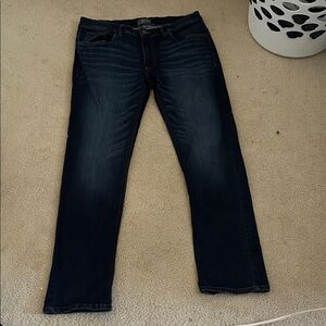 Woolrich Men's Deep Indigo Straight Jeans